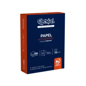 Papel Bond Carta B20 8.5X11 96% Genial