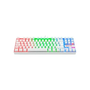 Teclado Redragon Gaming Kumara Usb Blanco Rainbow Tkl Switch Rojo K552 Mecanico