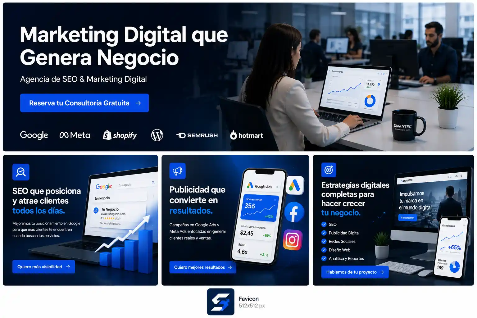 Agencia de SEO y marketing digital para empresas en Latinoamérica